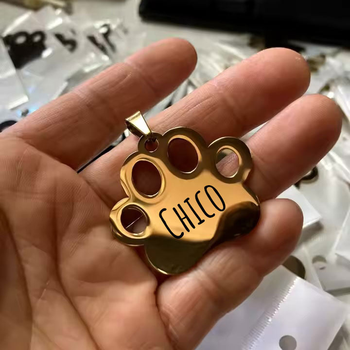 Médaille pour chien Patte