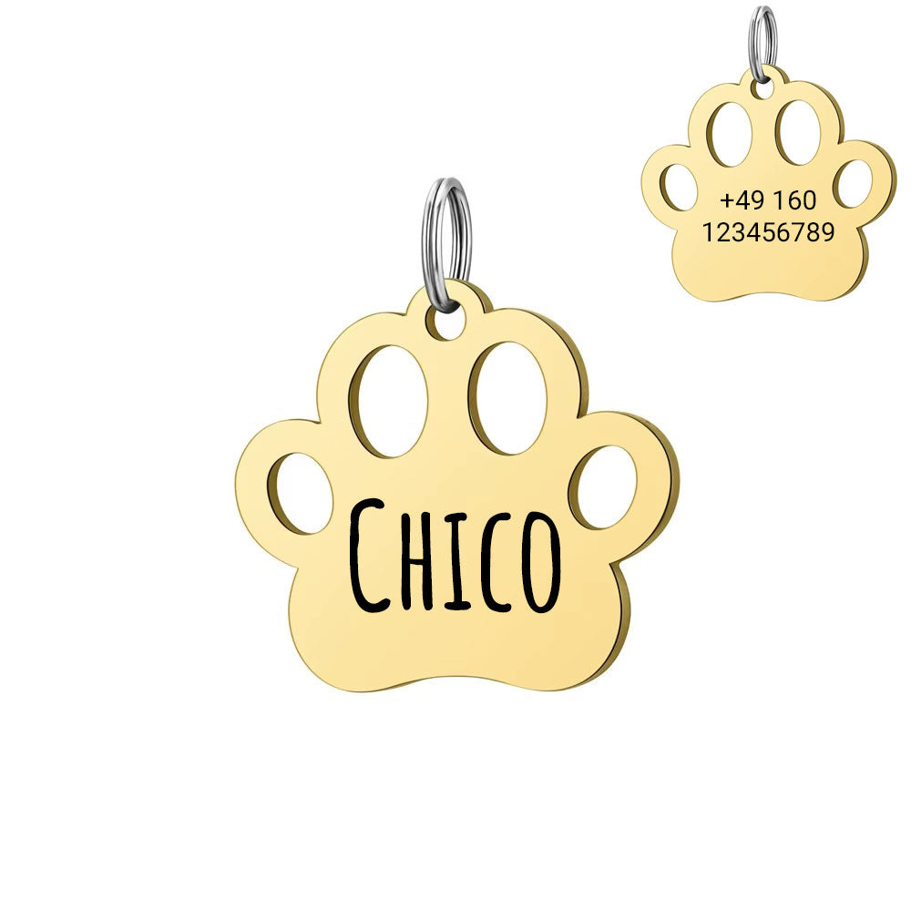 Médaille pour chien Patte