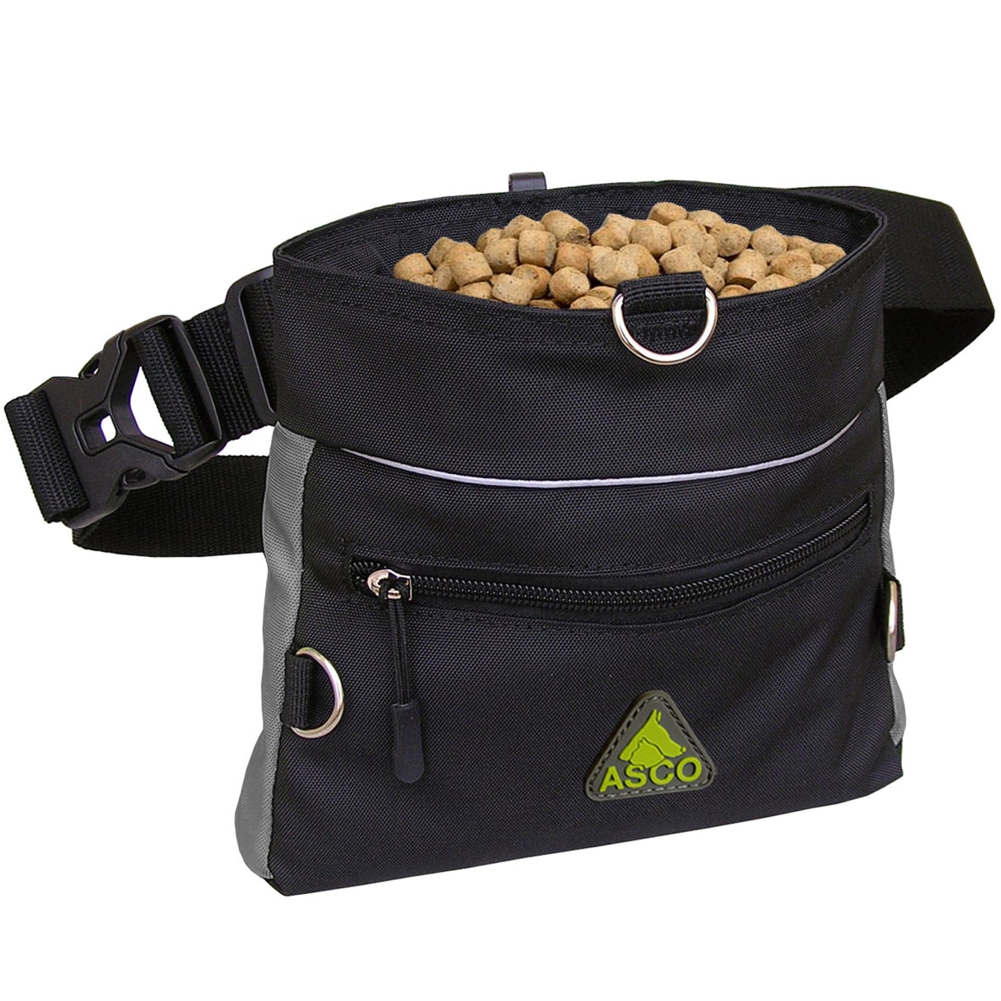 ASCO Sac à nourriture avec fermeture à une main, sac à friandises 20x20 cm, sac à friandises QuickTouch