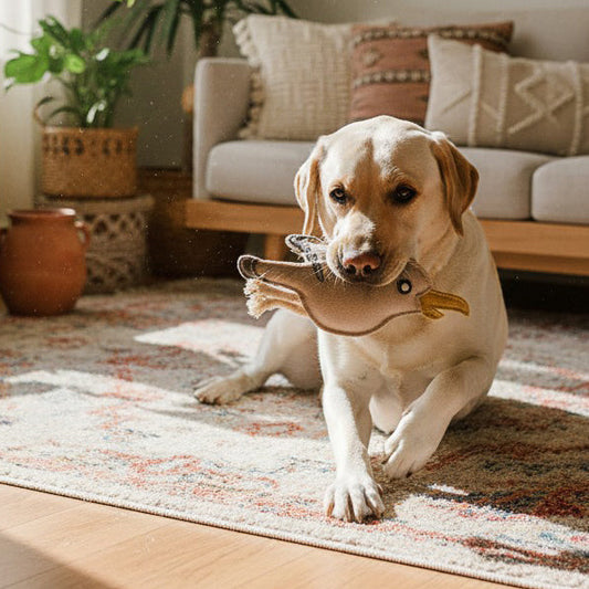 BUDDY. Jouet pour chien en cuir "Mouette"