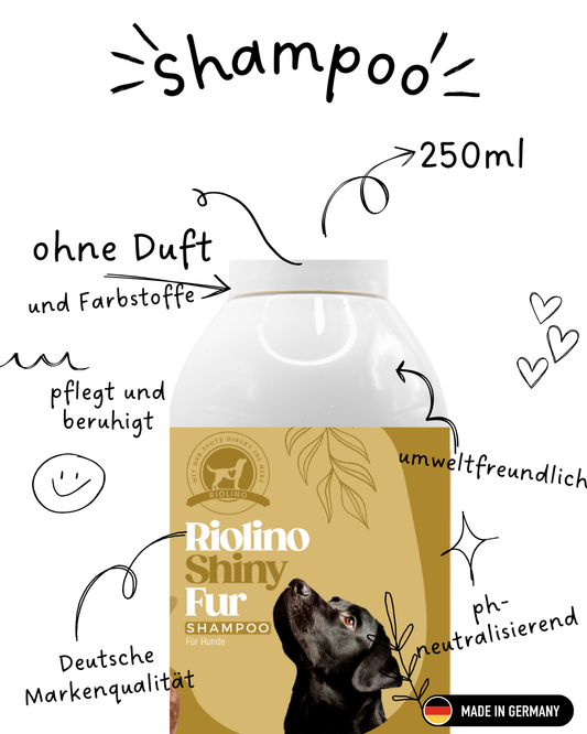Riolino Shiny Fur Shampoo - Soin doux pour un pelage brillant
