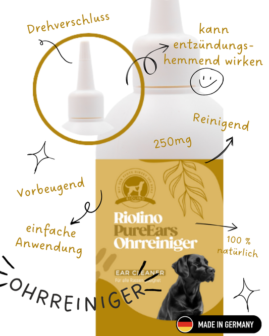 Riolino PureEars- Nettoyage en douceur pour les oreilles sensibles