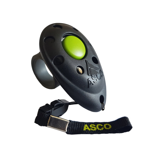 ASCO Finger Clicker - Clickertraining Premium Clicker pour chiens, chats, chevaux