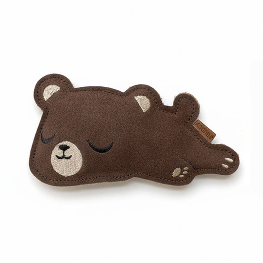 BUDDY. Jouet pour chien en cuir "Petit Ours" 