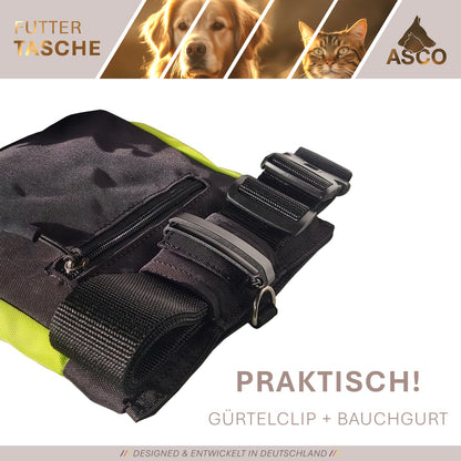 ASCO Sac à nourriture avec fermeture à une main, sac à friandises 20x20 cm, sac à friandises QuickTouch