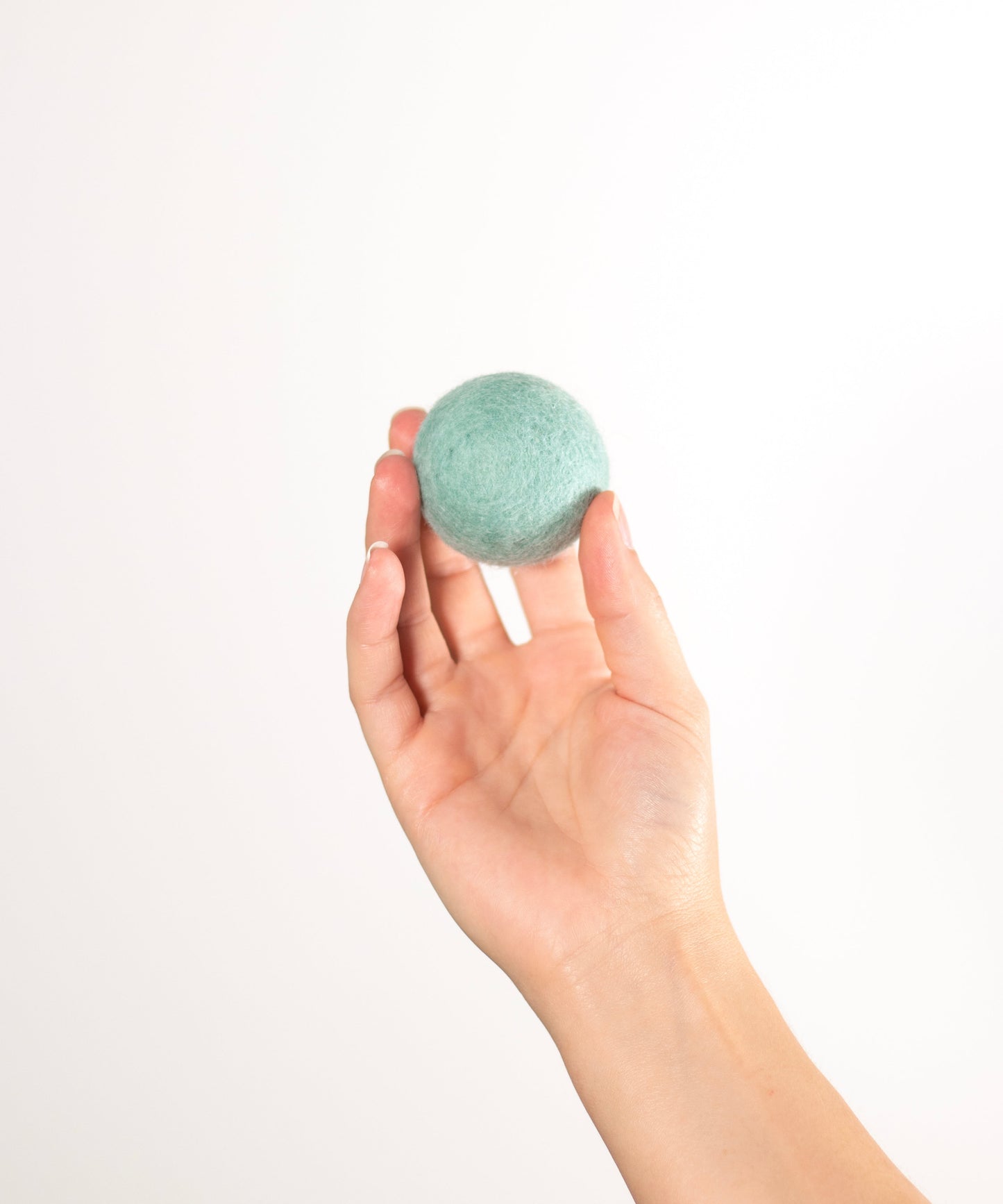 BUDDY. Jouet pour chien en laine de mouton "Balle" - Menthe 